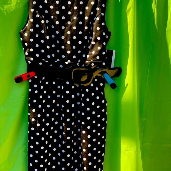 NWT PRETTY WOMAN polka dots dress XOXO size 3 - Picture 4 of 6